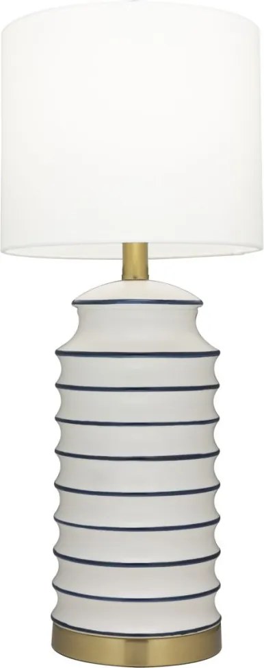 Cosmolight COASTAL T01026BR-WH Asztali lámpa 1x40W/E27 IP20