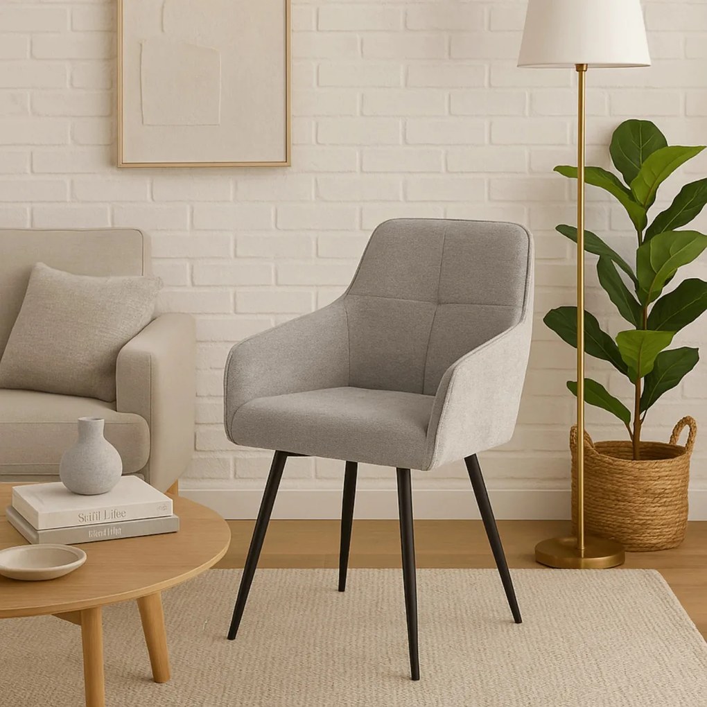 LARISA forgó étkezőszék szürke