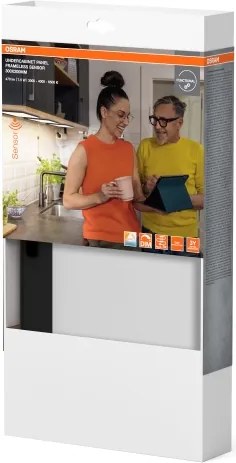 Osram - LED, fényerőszabályozható szekrény alatti lámpa érzékelővel UNDERCABINET LED/7,5W/230V fekete