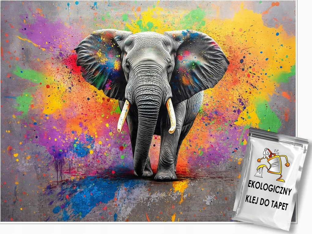 Fotótapéta Gyerekeknek Elefánt Állatok Tapéta Gyerekszoba 150x105