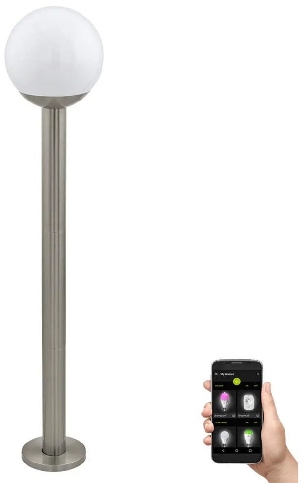 Eglo 97249 - LED Dimmelhető kültéri lámpa NISIA-C 1xE27/9W/230V 980 mm IP44