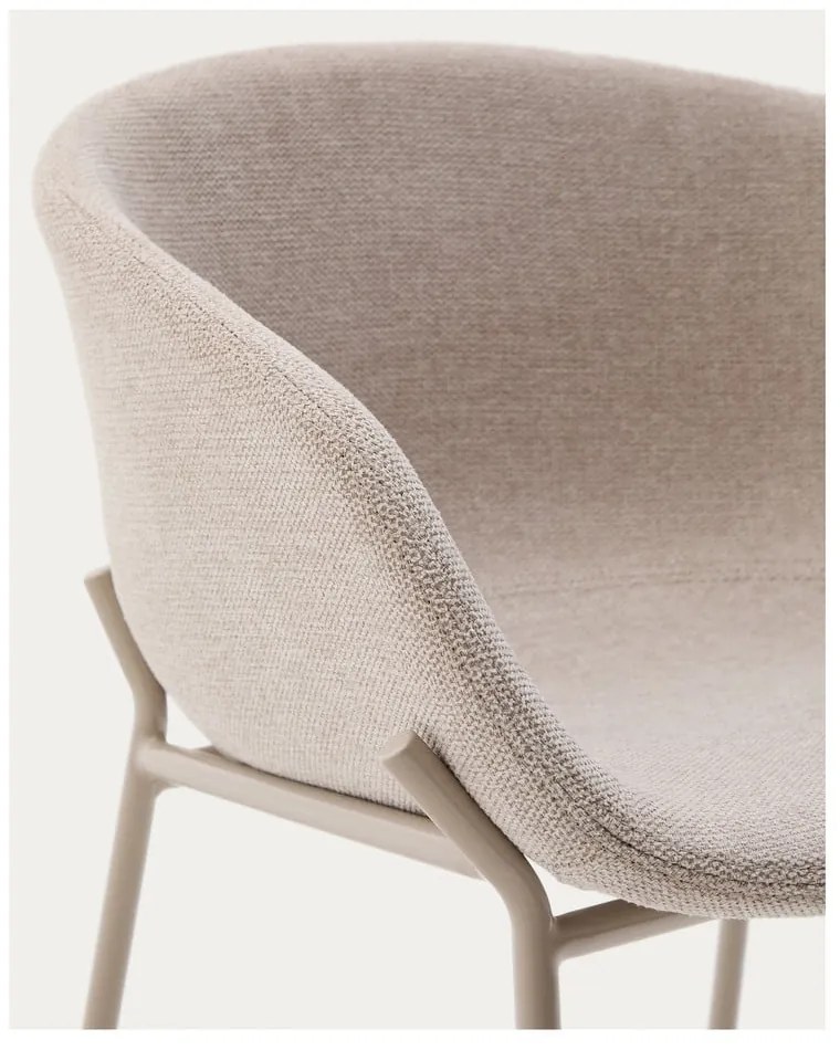 Bézs bárszék (ülésmagasság 65 cm) Yvette – Kave Home