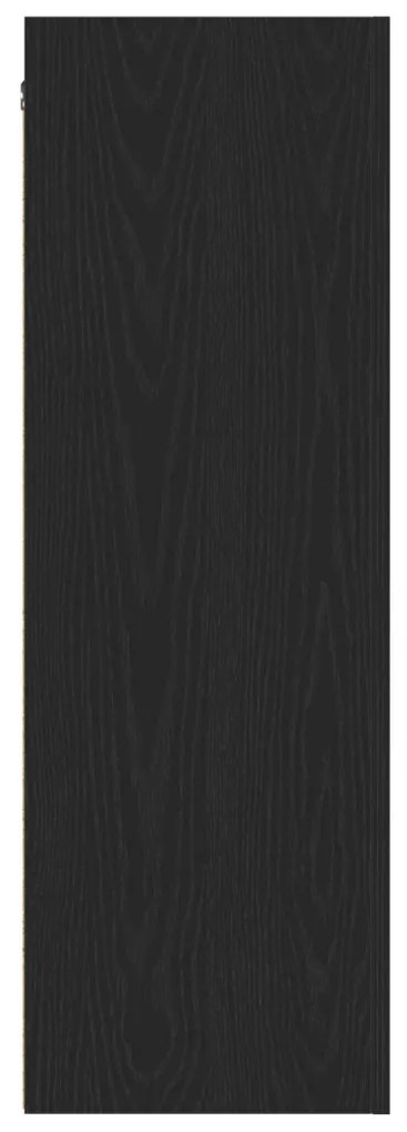 Falra Szerelhető TV Szekrények - 2 db, Fekete Tölgy, 30.5 x 30 x 90 cm, Mérnöki Fából