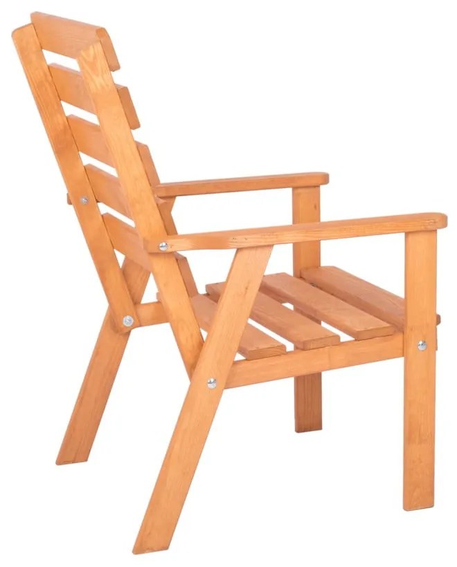 Tömörfa négyszemélyes kerti étkezőgarnitúra Sylva – Rojaplast