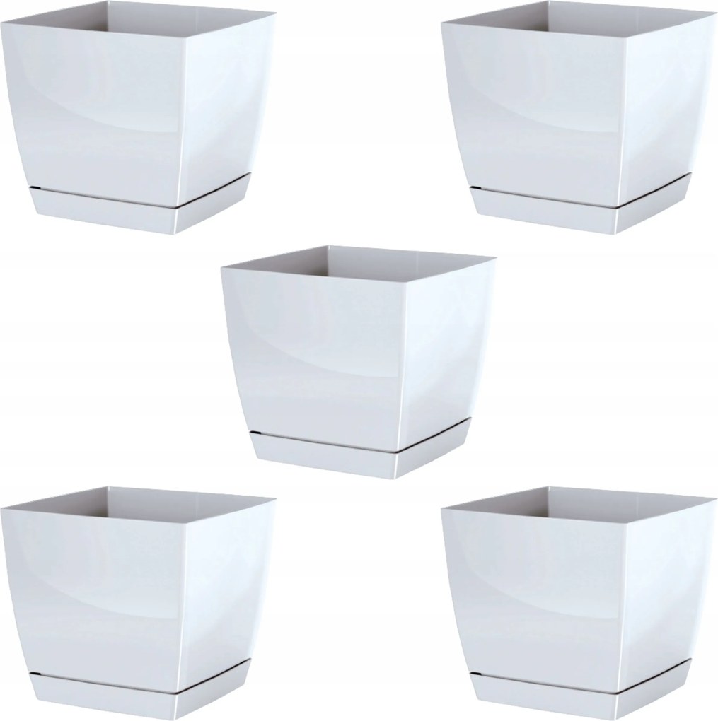 5x Négyzet alakú virágtartó Coubi DUKP210 Virágtartó állvány