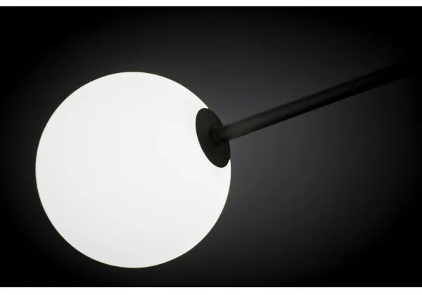 Jupiter 1998 - Csillár rúdon MOKA 4xGU10/10W/230V + 4xG9/10W/230V fekete/fehér