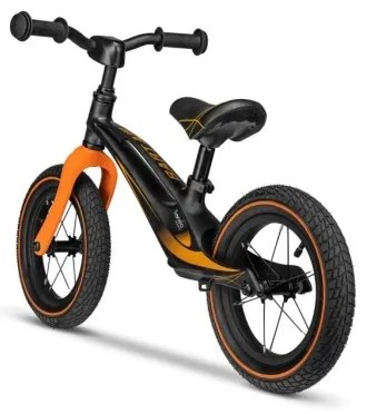 Lionelo - BART AIR futóbicikli, fekete/narancssárga