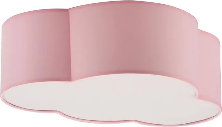 TK LIGHTING 6075 CLOUD Ernyős Mennyezeti Lámpa Fehér, Rózsaszín E27 IP20