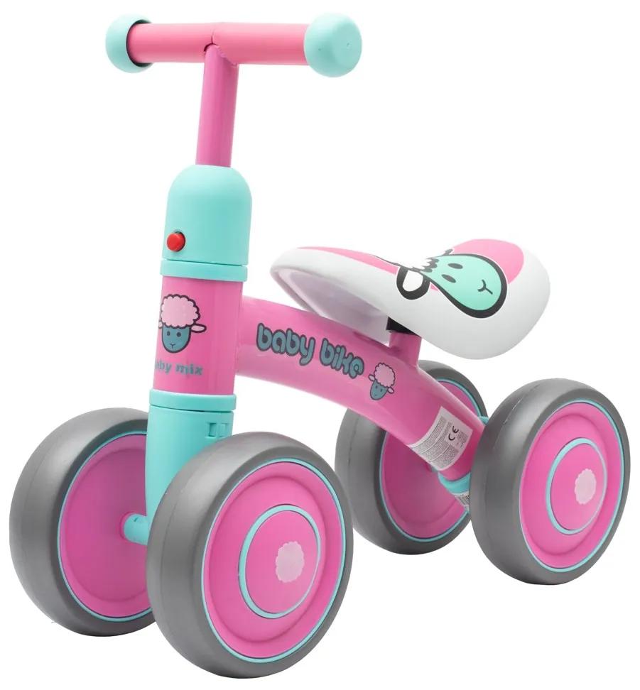 Gyerek futóbicikli Baby Mix Baby Bike rózsaszín