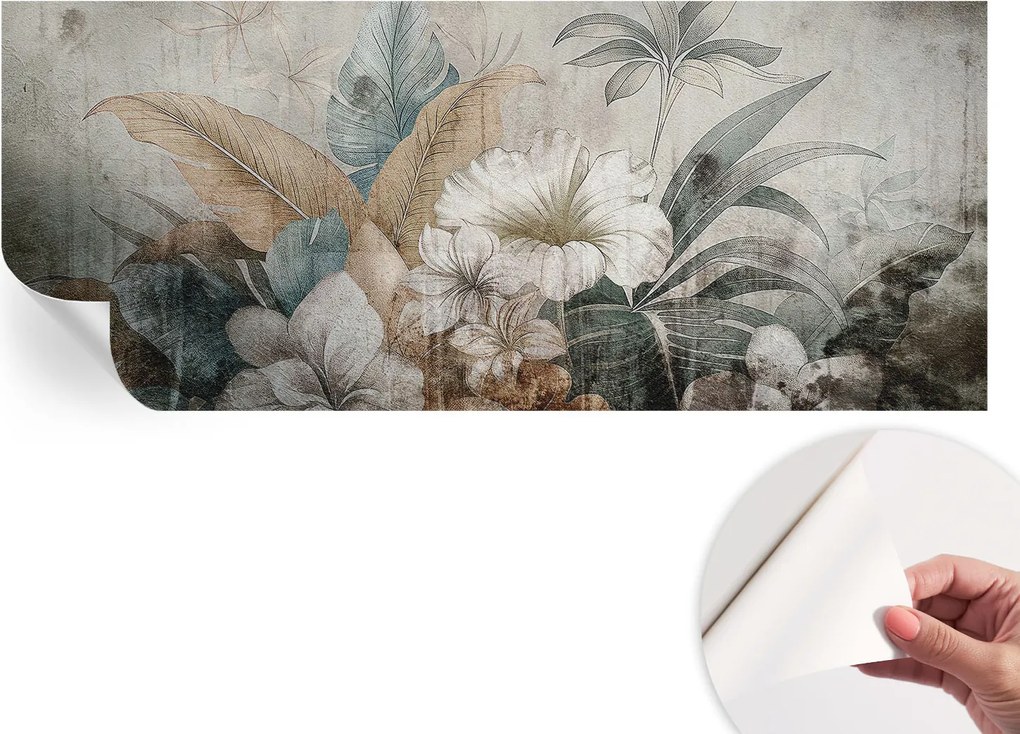 Öntapadós Dekoratív Fotótapéta Hálószobába Virágos álom 250x104 cm