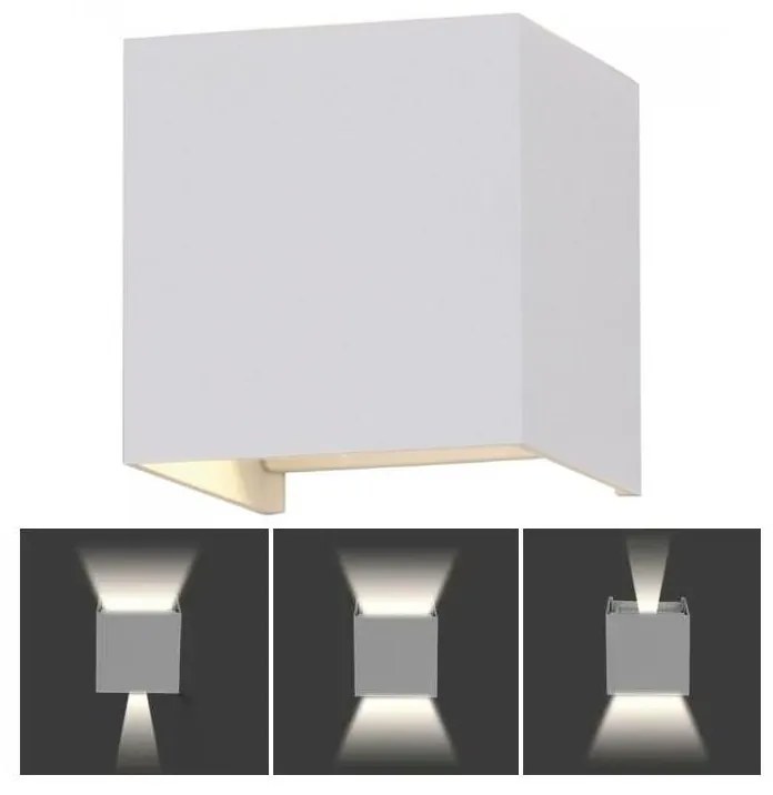 V-Tac LED Kültéri fali lámpa LED/11W/230V 3000K IP65 fehér VT1110