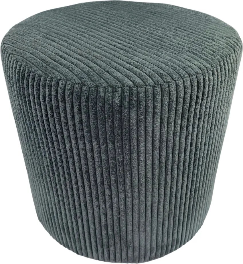 Poso kerek puff, szürke szín