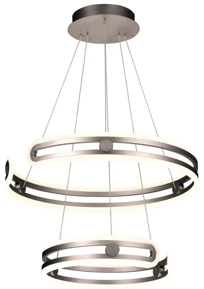 ITALUX MD17016002-2A KIARA Modern Led Függesztett Lámpa Grafit LED IP20
