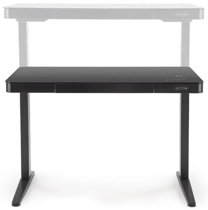 B-52 állítható íróasztal fekete