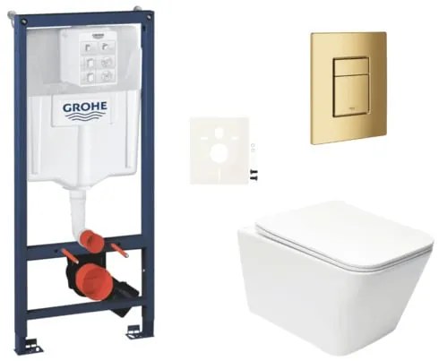 Fali WC szett SAT Infinitio előtétfalas szereléshez SIKOGRSIN12SCGL0