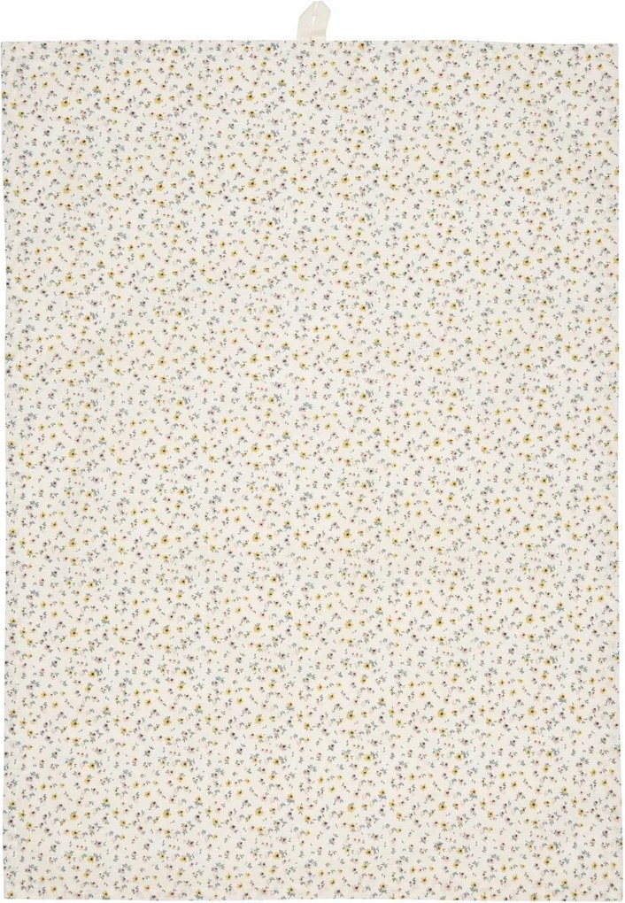 Konyhai törlőkendő Mille white w/multicoloured flowers, Ib Laursen