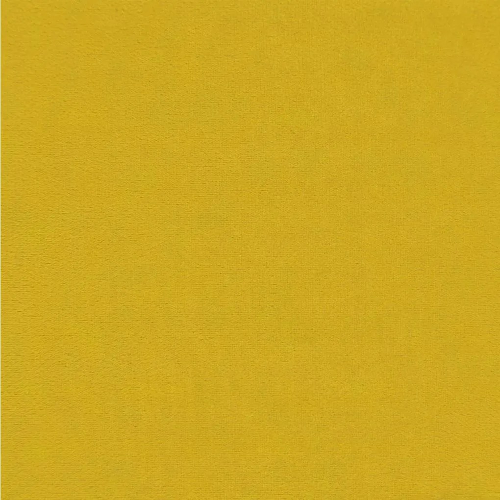 sárga bársonyszék falábakkal