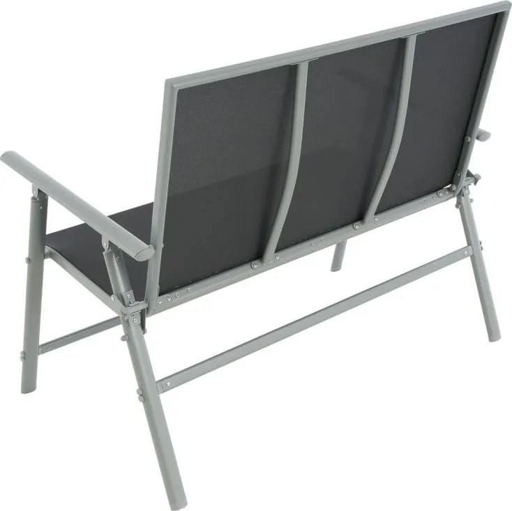 GARTHEN Kerti pad összecsukható 119 cm szürke