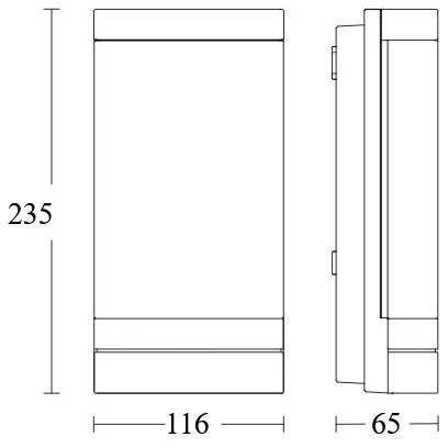 Steinel 067212 - LED Kültéri lámpa érzékelővel L 271 SC LED/6,6W/230V IP44