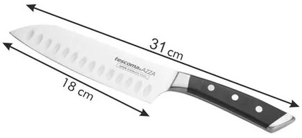 Tescoma AZZA SANTOKU japán kés, 18 cm,