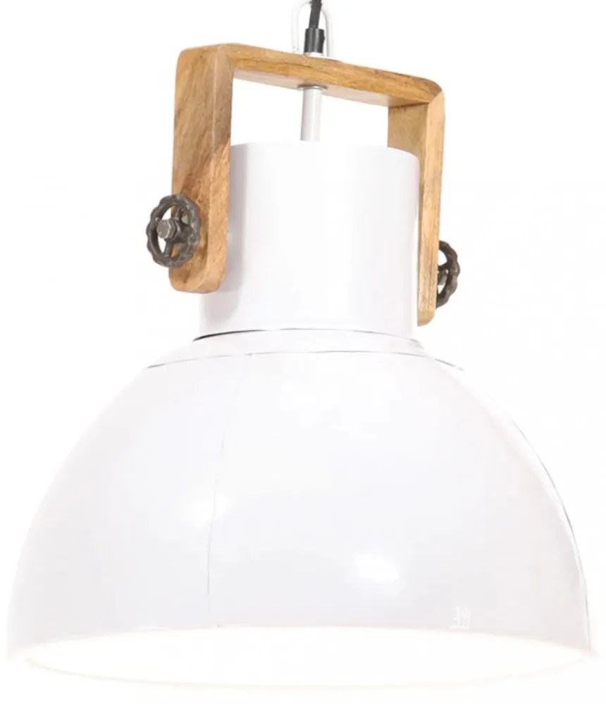 kerek fehér ipari függőlámpa 25 W 40 cm E27
