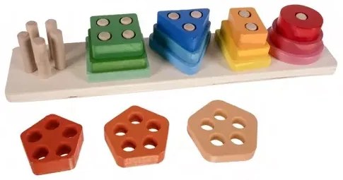 Wooden puzzle sorter Kruzzel 22492