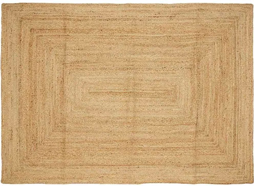 vidaXL Területi szőnyeg Bézs 240 x 340 cm Juta