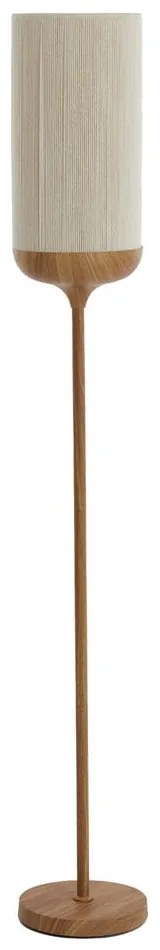 Natúr színű állólámpa textil búrával (magasság 159 cm) Dania – Light &amp; Living