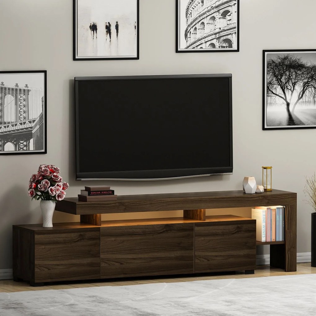 TV szekrény Beliz - Walnut