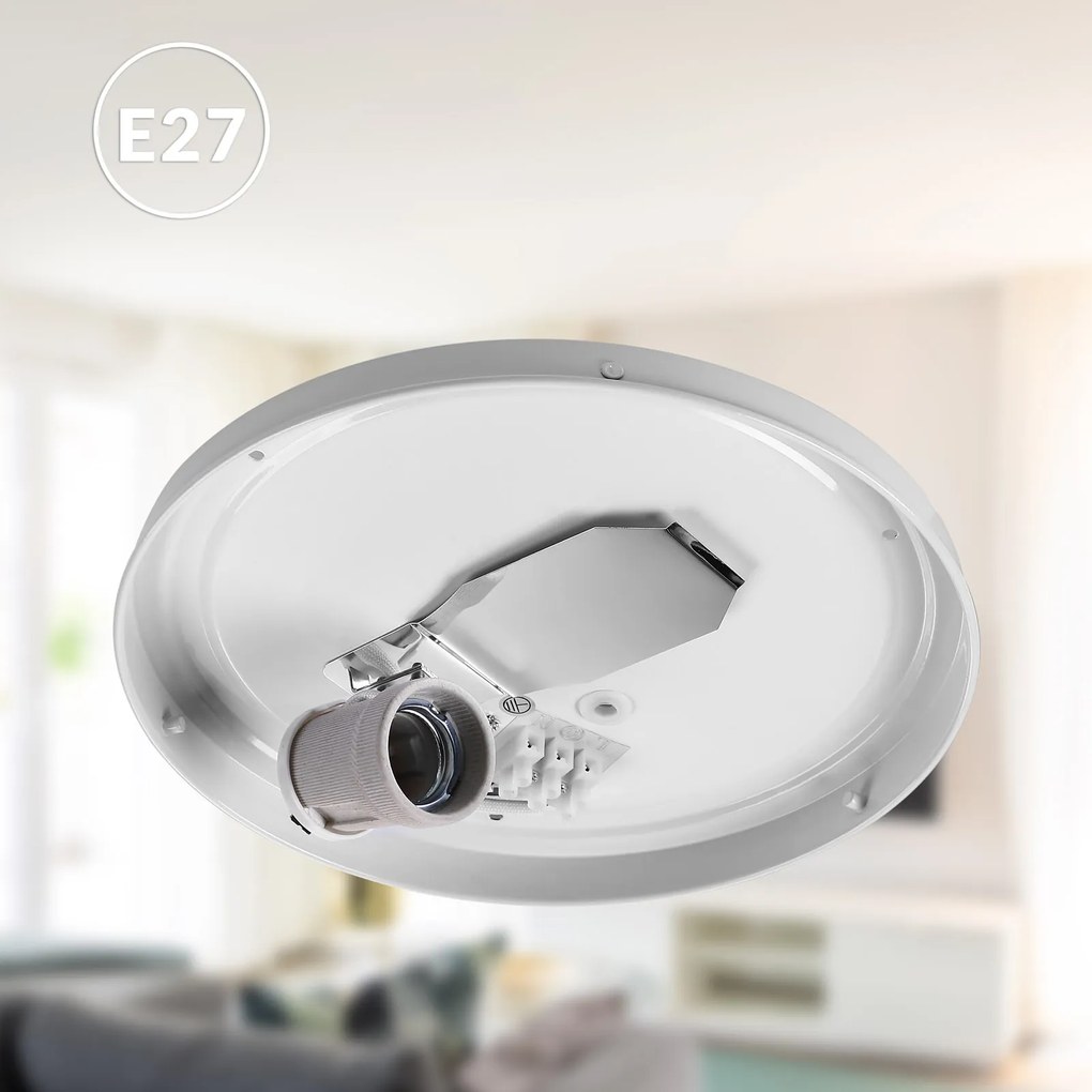 monzana® Mennyezeti lámpa Ø30 cm - fehér