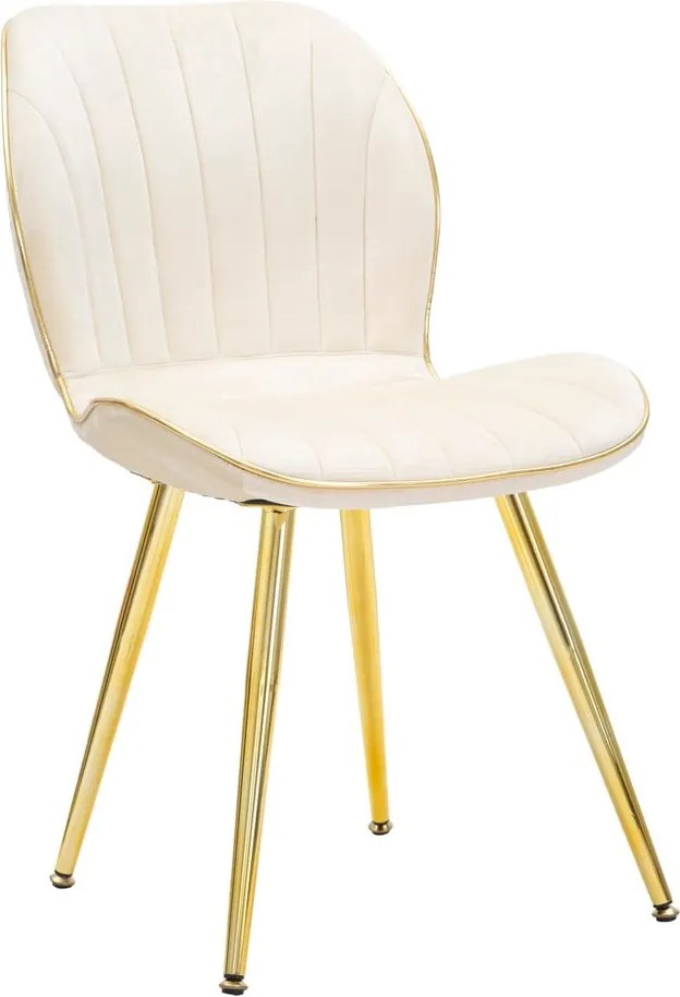 Krémszínű étkezőszék szett 2 db-os Paris – Mauro Ferretti