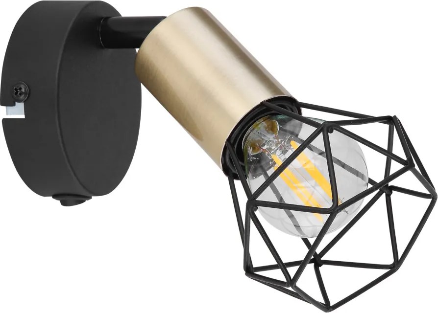 Spot Lámpa Fekete XARA I GLOBO-54802S-1AB