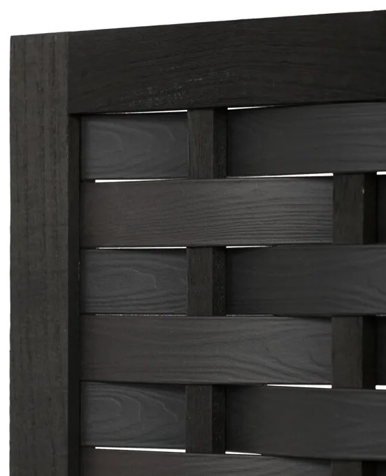 Fekete Tömörfa Paraván. EF-L145 BK