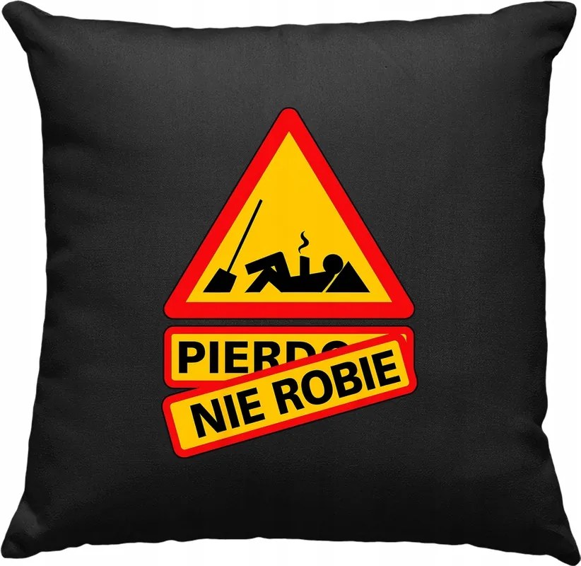 Párna A lustaság jele vicc Fekete