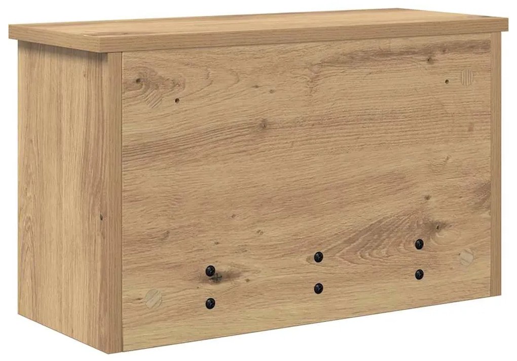 Fali Kabáthorog ajtóval kézműves tölgy 50 x 20 x 30 cm Faanyag