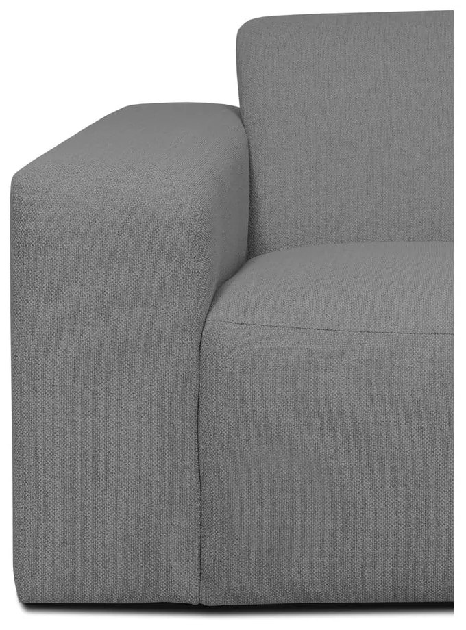 Szürke sarokkanapé (jobb oldali) Roxy - Scandic