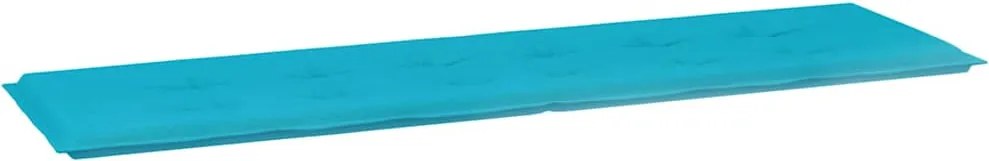 vidaXL Pad párna Egyszínű Türkiz 150 x 50 x 3 cm Oxford Szövet