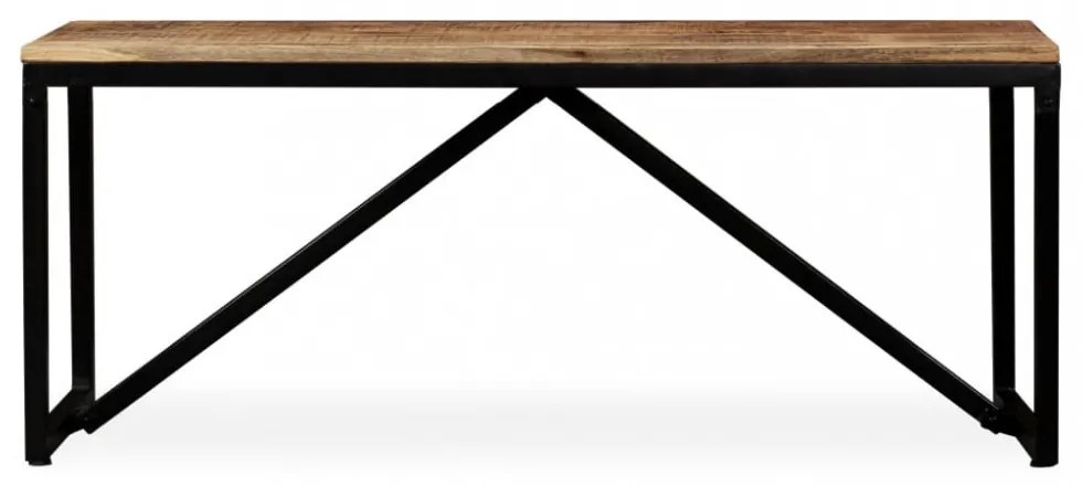 tömör mangófa pad 110 x 35 x 45 cm