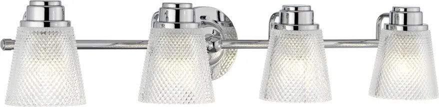 Quintiesse HUDSON QN-HUDSON4-BATH Fali lámpa 4x3,5W/G9 3000K 1280LM IP44