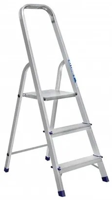Alumet AM 703 Alumínium egyoldalas lépcsők, 2 plusz 1, 3 lépcsőfok, 60 cm