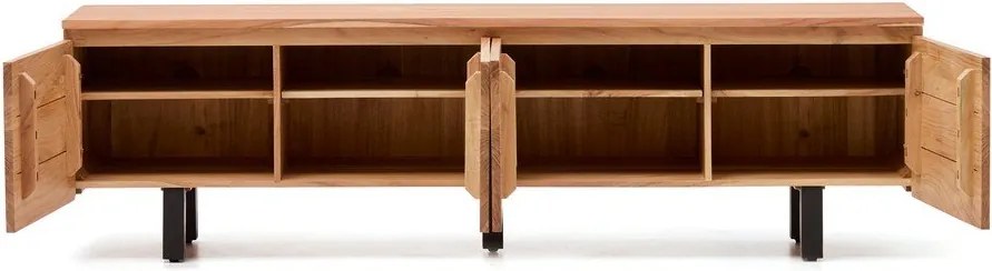 Natúr színű akácfa TV-állvány 200x58x40 cm Uxue – Kave Home