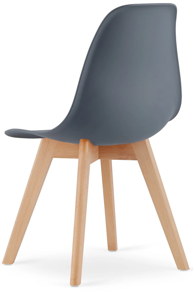 Palaszürke KITO szék bükkfa lábakkal