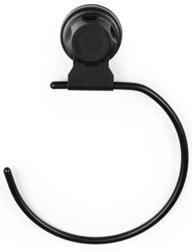 Bestlock Black Belt And Towel Support fekete öntapadós fali kéztörlőtartó - Compactor