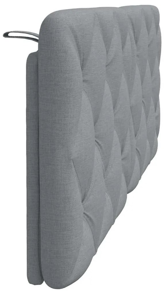 világosszürke szövet fejtámla párna 140 cm