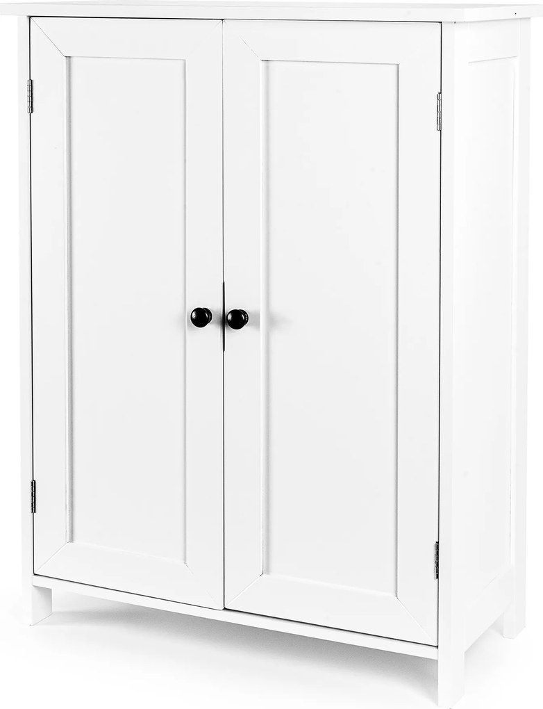 Meghan állószekrény 60x30x80 cm Univerzális, fekete fogantyúk, Loft Design