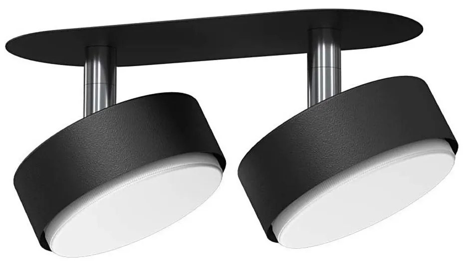 Brosline 3261 - Álmennyezetbe építhető spotlámpa DROP 2xGX53/9W/230V fekete