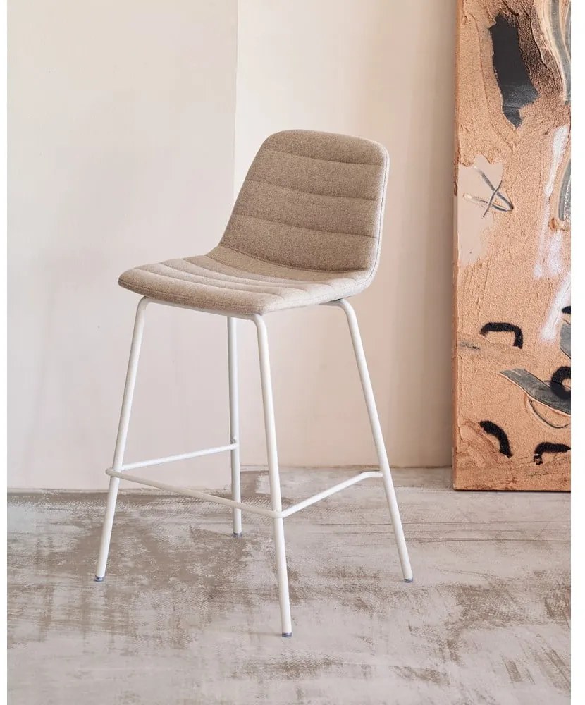 Bézs bárszék szett 2 db-os 92,5 cm Zunilda – Kave Home