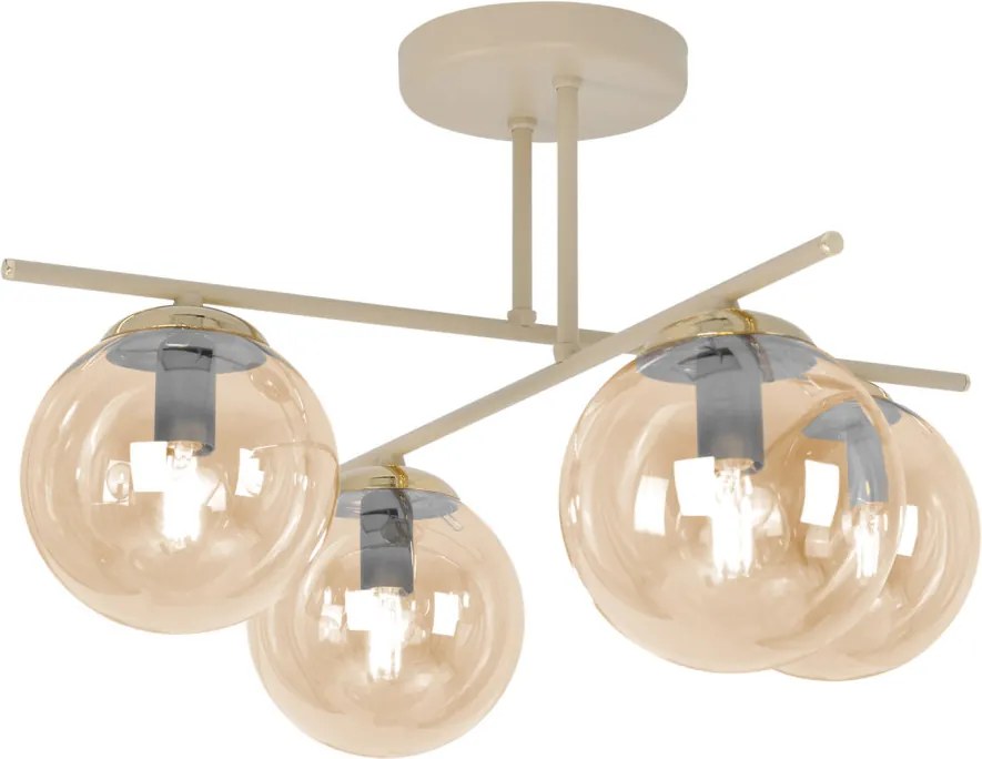 KAJA K-5783 FELIX Glamour Mennyezeti Lámpa Sárga E14 IP20