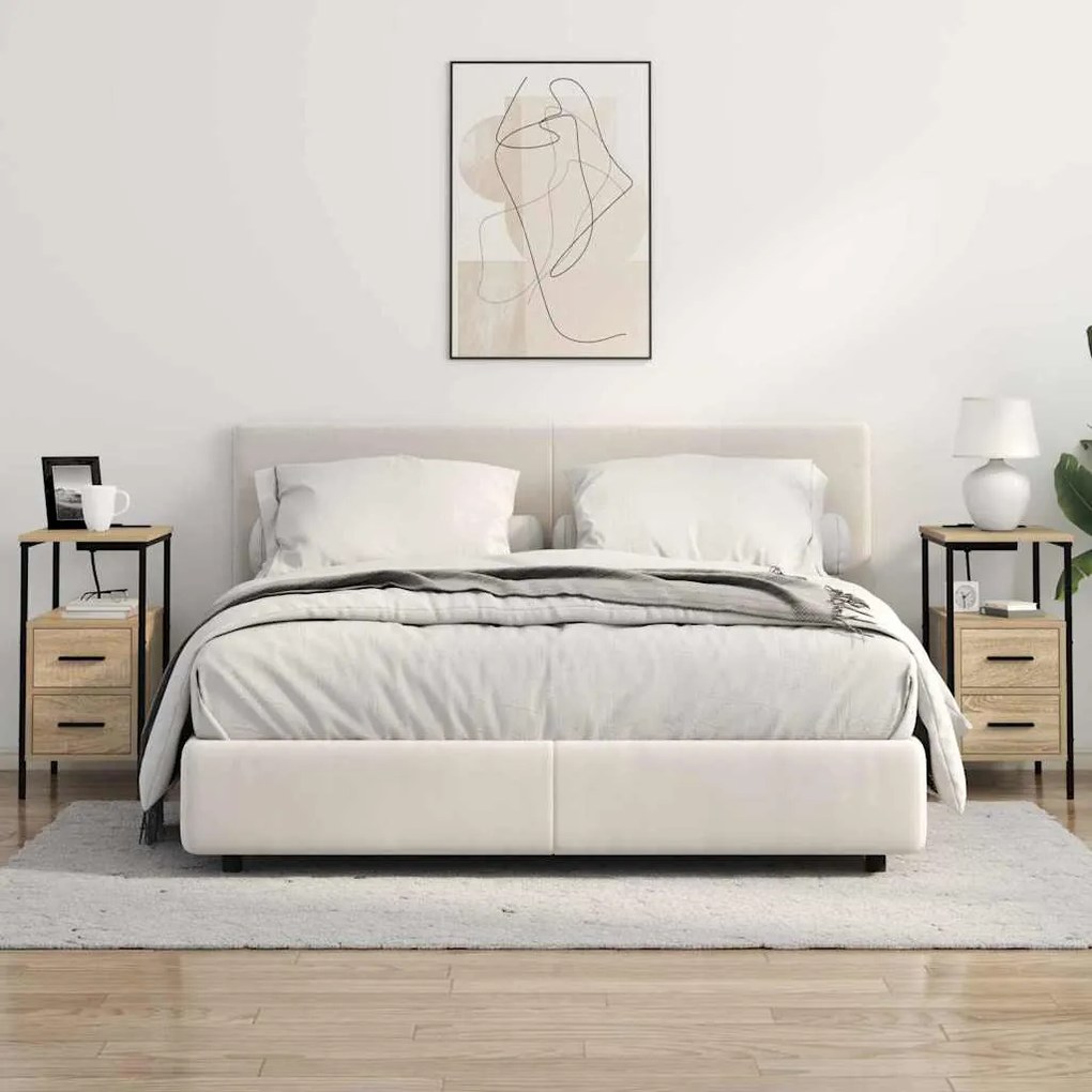 Éjjeli Szekrények 2 pcs sonoma tölgy 30 x 48 x 61 cm Faanyag