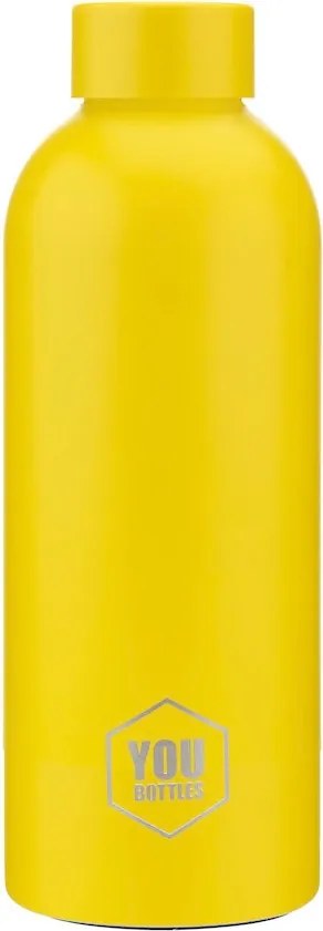 You Bottles Dual Pastel termosz kulacs, 500 ml, sárga